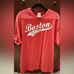 NEW Boston Wicked Smart Red T-Shirt-L